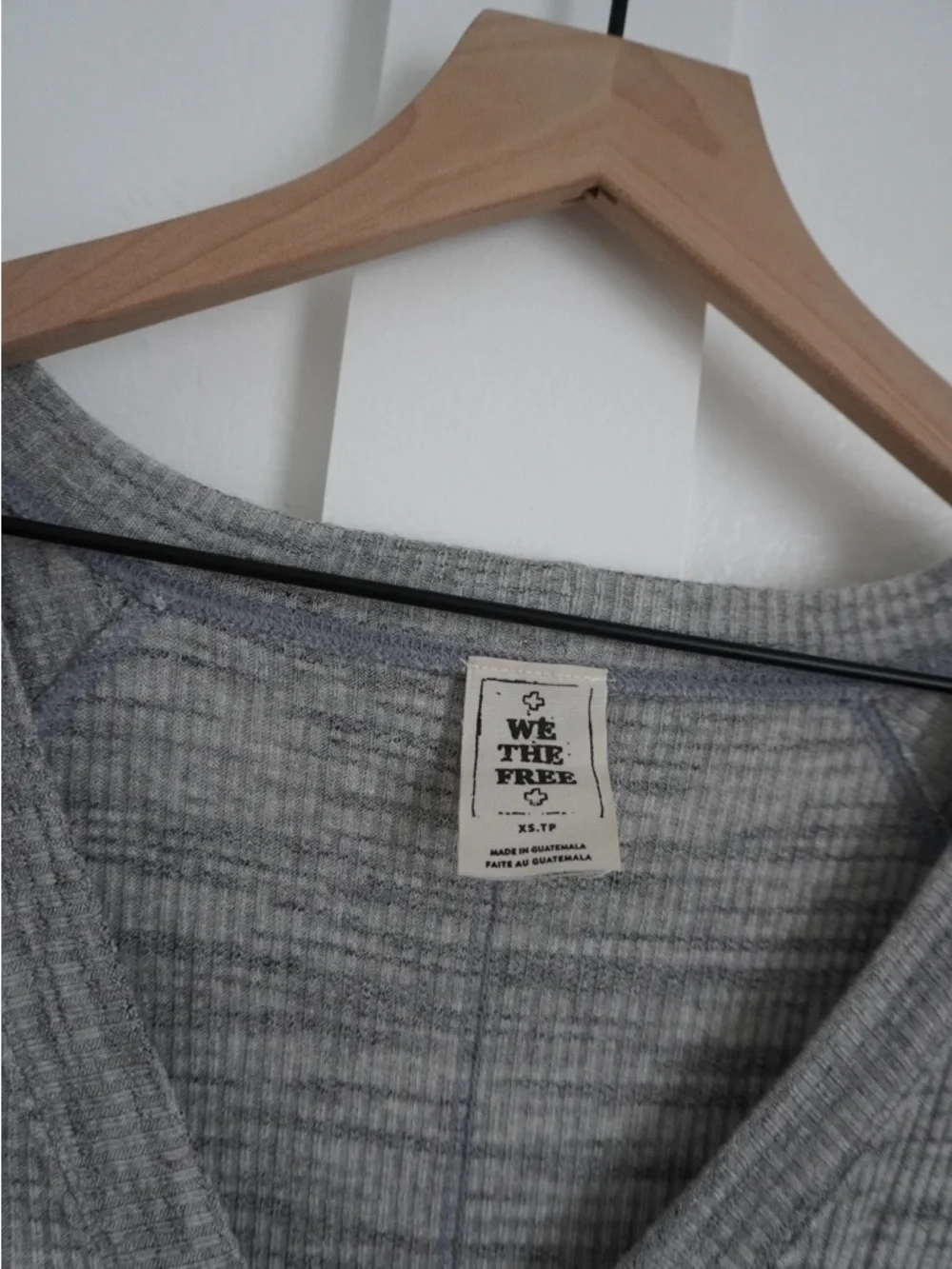 Free People V-Neck Cardigan Sweater Heathered Grey